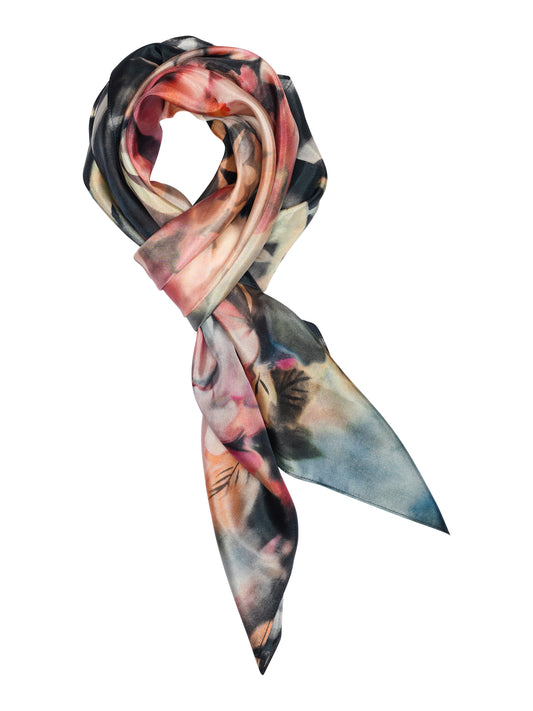 Allis, printed silk scarf