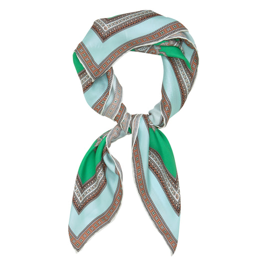 Printed silk scarf - BAZIS