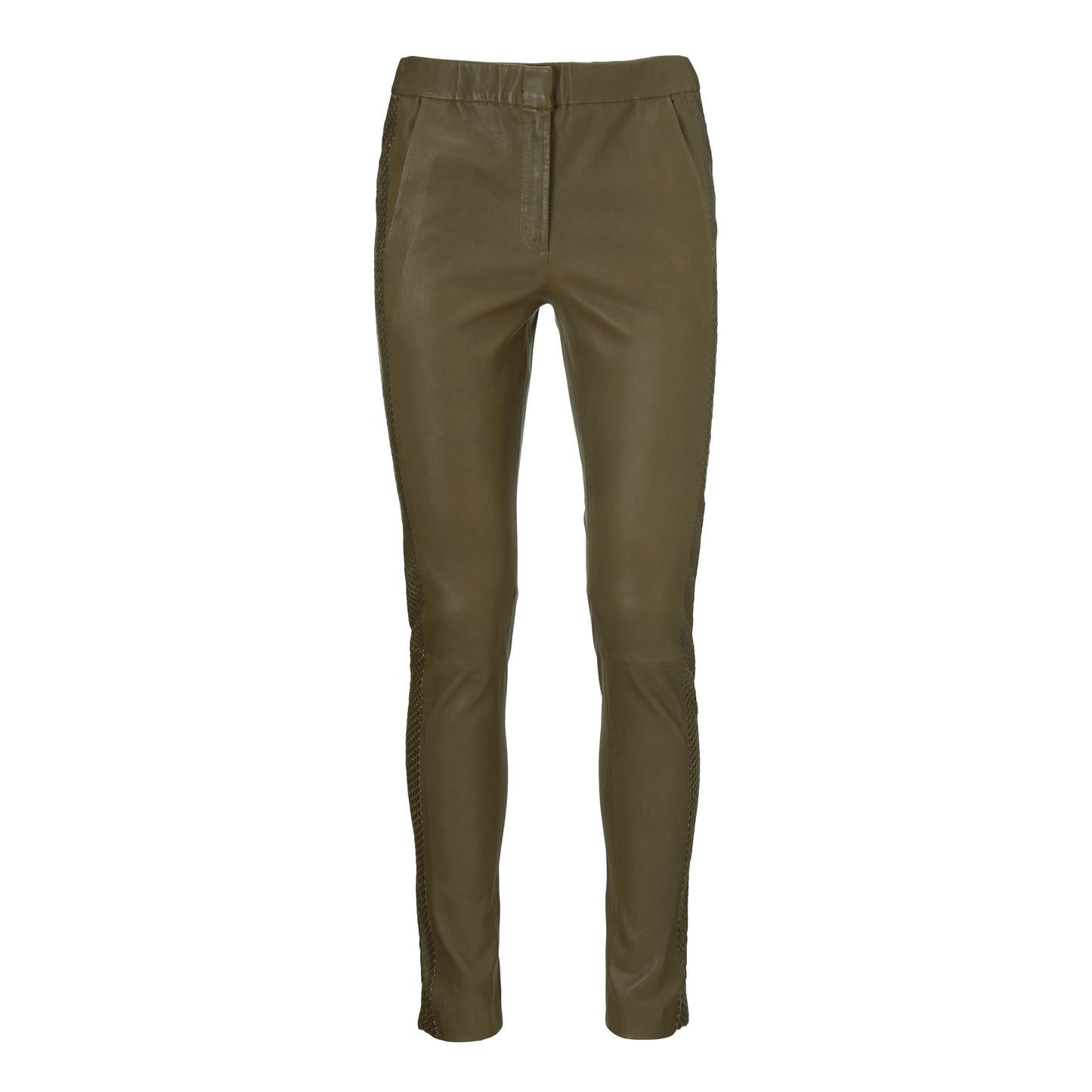 Stretch lamb leather pants - BAZIS