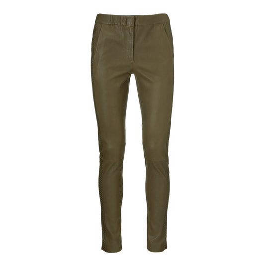 Stretch lamb leather pants - BAZIS