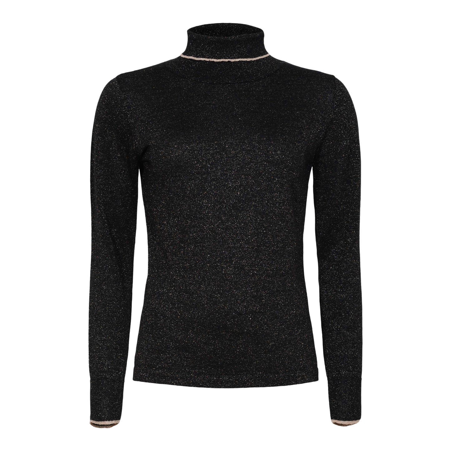 Lurex turtle neck pullover - BAZIS