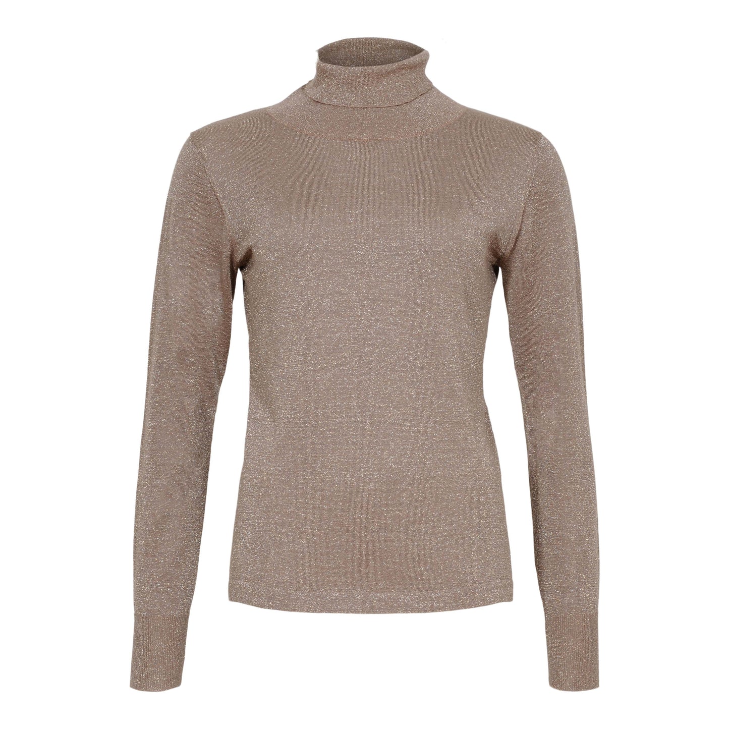 Lurex turtle neck pullover - BAZIS