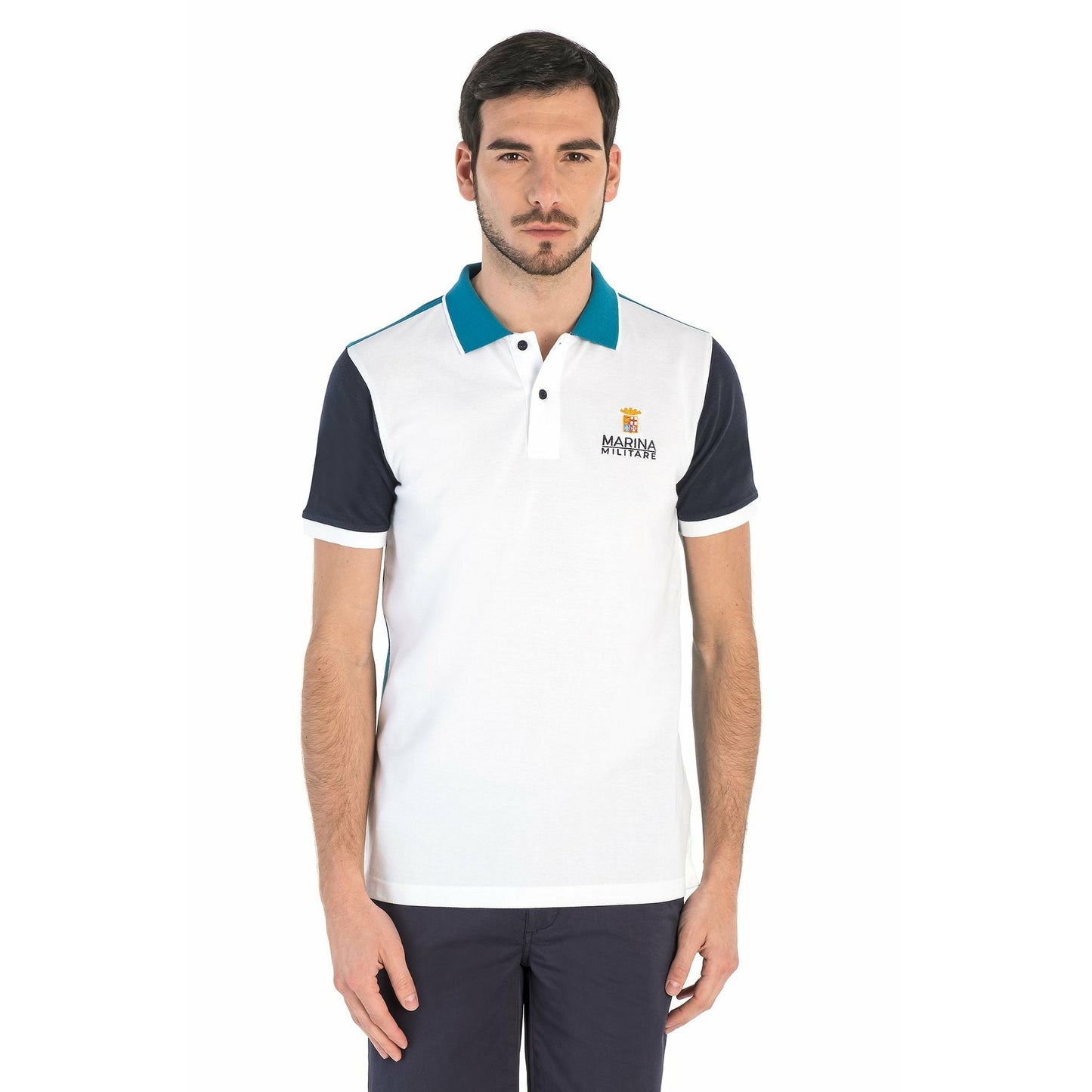 HALF-SLEEVED PIQUÉ POLO SHIRT