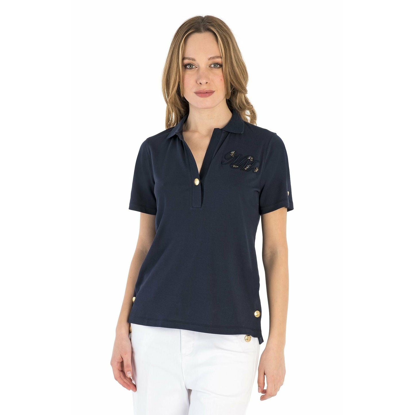 Half sleeve polo shirt