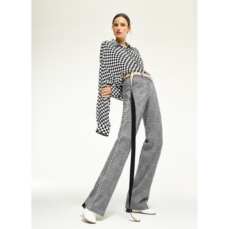 Glencheck lady trousers - BAZIS