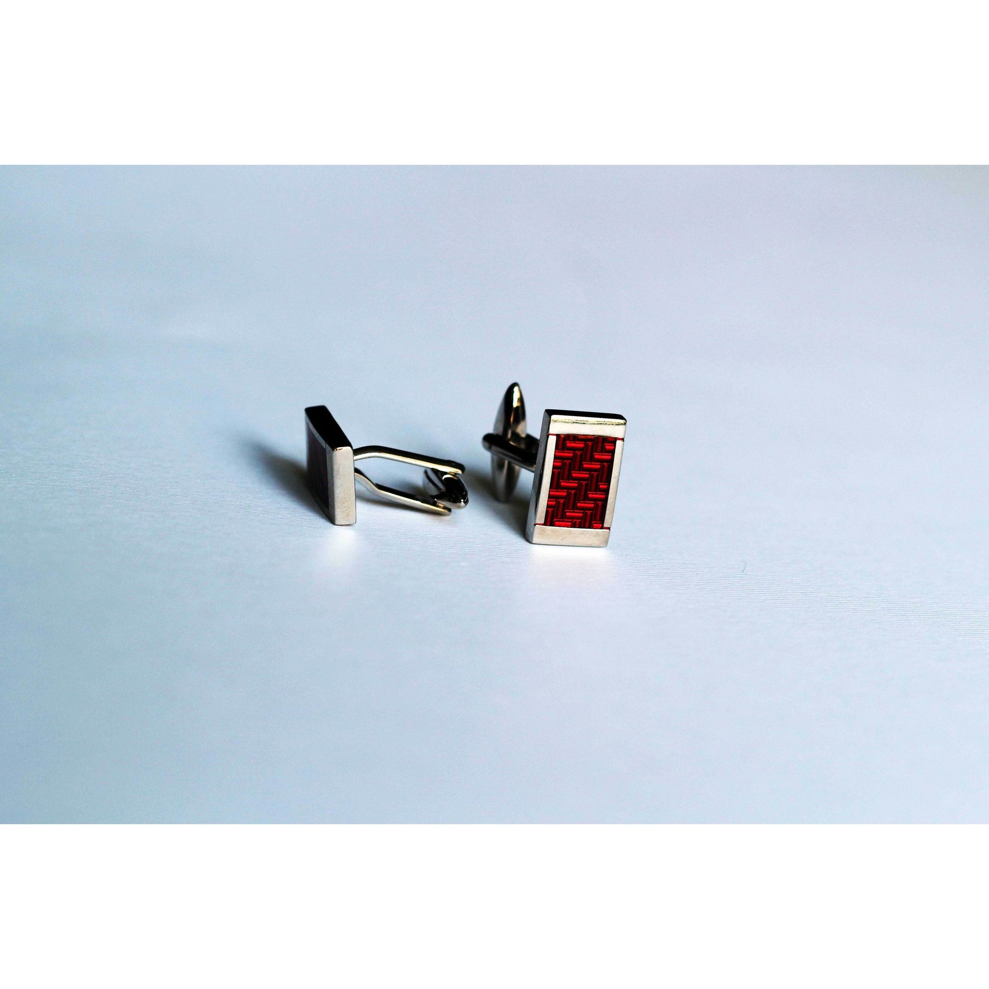 Red cufflinks - BAZIS