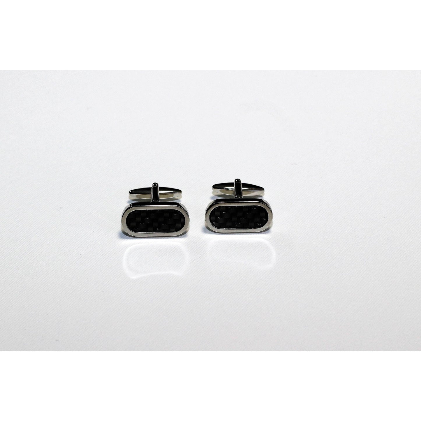 Carbon cufflinks - BAZIS