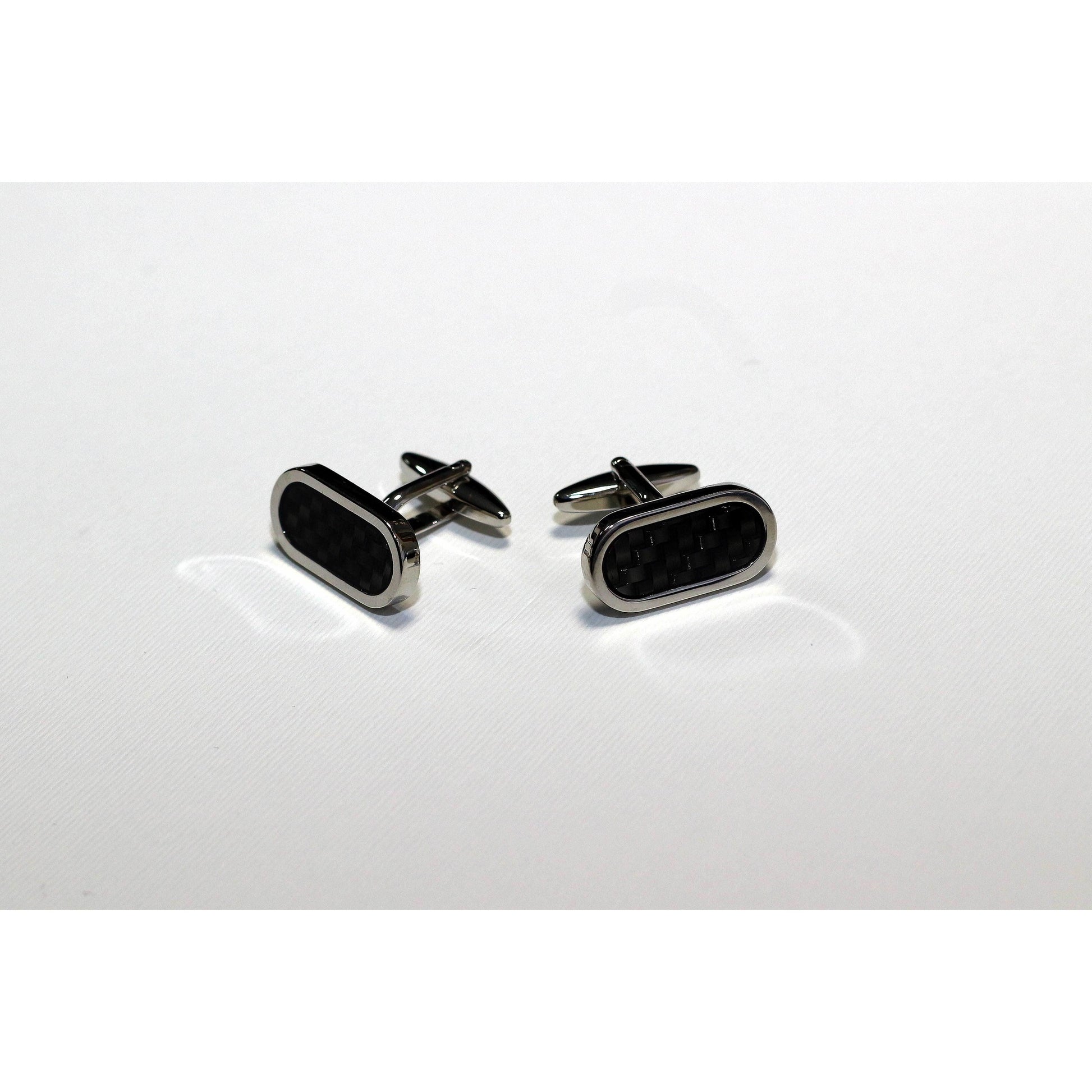 Carbon cufflinks - BAZIS