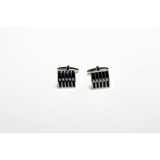 Striped cufflinks - BAZIS