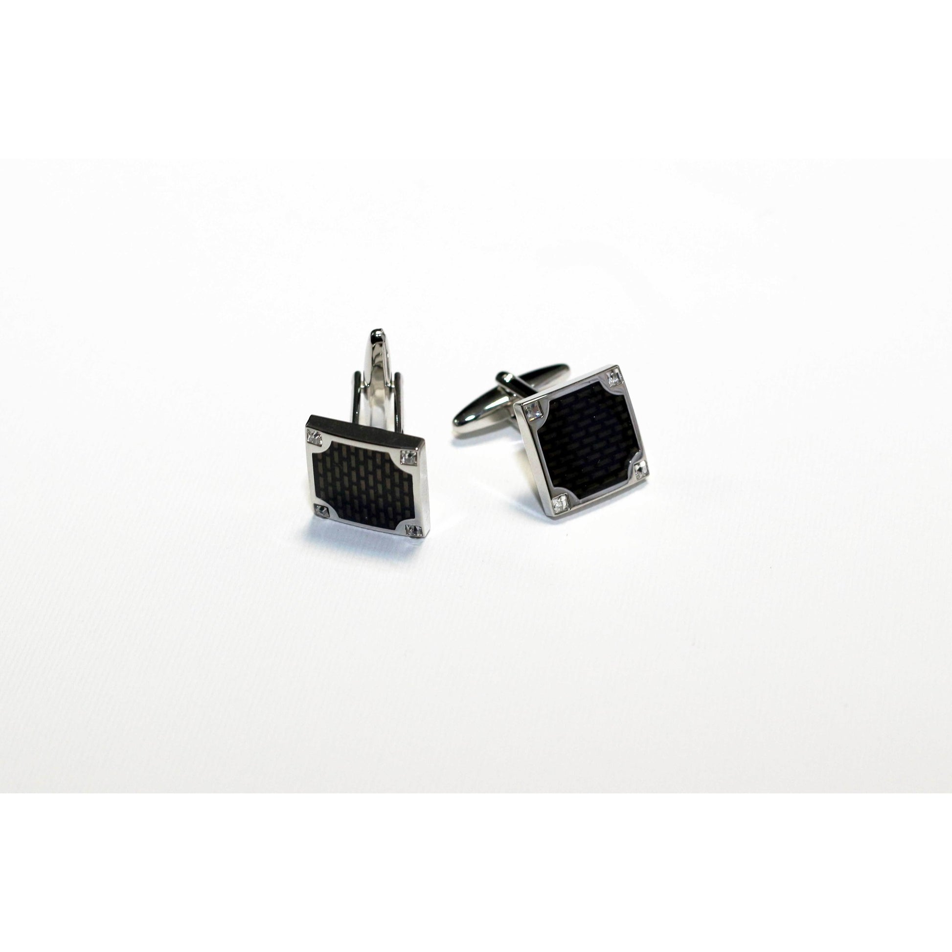 Black cufflinks - BAZIS