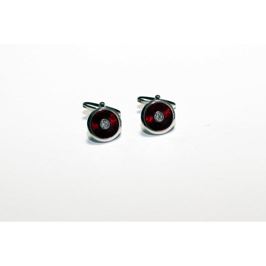 Red cufflinks - BAZIS