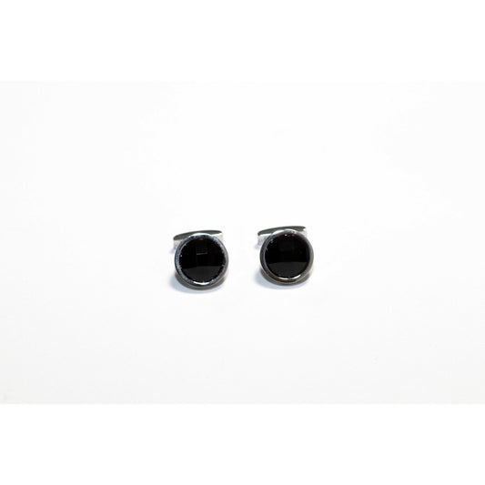 Black cufflinks - BAZIS