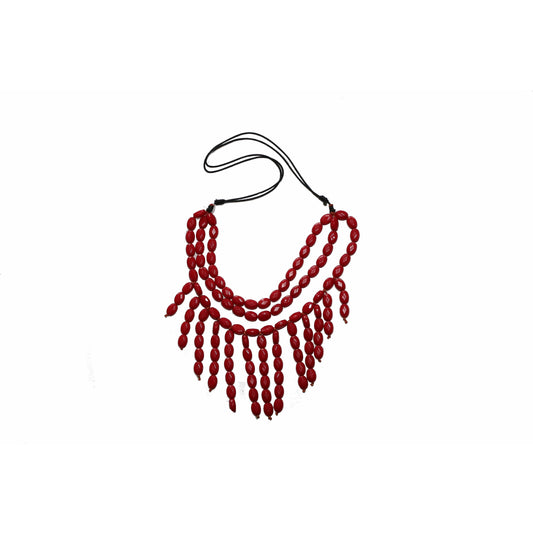 Red necklace - BAZIS